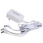 Adaptateur, 3 sorties 4,5 V Blanc Fixe Us Plug V.2