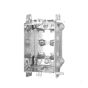Device Box Box B-1104Lh 3" x 2" x 2 1/2"