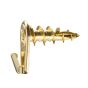 WallDriller Picture Hooks - Small - Brass - Zinc (10)