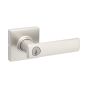 Breton Square Rose Keyed Entry Levers