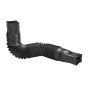 Flex-A-Gutter Spout Downspout Extension - Vinyl - Black - 25-55" Adjustable