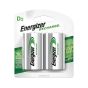 Piles rechargeables, D, 2/pqt