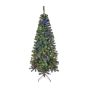 Sapin de Noël , 200 lumières DEL, blanches et multicolores, 5 fonctions, 7'