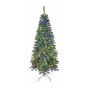 Sapin de Noël, 400 lumières DEL, blanches et multicolores, 8 fonctions, 7,5'
