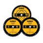 Ensemble de 3 lames de scie circulaire 12"(304 MM)