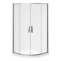 Door/Base Shower Kit - Kassia - 38″ x 38″ x 77 5/8″ - Chrome