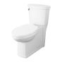 2-piece Single Flush with Seat Décor by American Standard Elongated Bowl Toilet - 4.8 L - White
