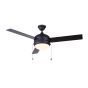 Ventilateur de plafond Calibre III, 48", noir mat