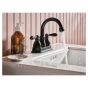 Robinet Lavabo Caldwell, 2 poignées, noir mat, entraxe de 4"