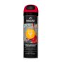 Traceur de chantier très fluorescent FLUO TP, rouge, 345 g