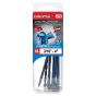 Vis à béton tête hex, 3/16" x 4", foret incl., 10/pqt