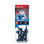 Vis à béton tête hex, 1/4" x 1 3/4", foret incl., 10/pqt