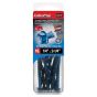 Vis à béton tête hex, 1/4" x 2 1/4", foret incl., 10/pqt
