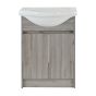 Meuble-lavabo Cybelia, 24", fini gris
