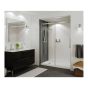 Shower Base - B3Square - 59 7/8" x 35 7/8" -  Left Drain - White