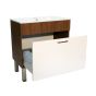 Meuble-lavabo, Mirage, 1 tiroir, blanc bois, 30" x 30"