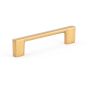 Contemporary Metal Pull - 96 mm - Aurum Brushed Gold