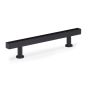 Square Bar Metal Pull - 128 mm - Matte Black