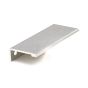Contemporary Aluminum Edge Pull - 80 mm - Stainless Steel