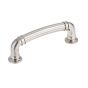 Traditional Metal Pull - 96 mm - Brushed Nickel