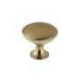 Flared Base Contemporary Metal Knob - Champagne Bronze
