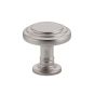 Round Metal Knob - Brushed Nickel
