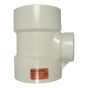 Té Système 636 en PVC FGV, femelle, 3", blanc