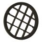 Grillages de sortie Système 636 en PVC FGV, mâle, 3", noir