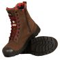 Bottes de sécurité à cap d’acier pour femmes, brun, grandeur 8
