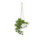 Cache-pot suspendu, laine douce, 14 cm