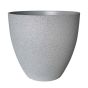 Planter – Egg – Gray Stone Finish - 13"