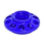 Base de mangeoire B3 en plastique pour volaille, 1 l, bleu