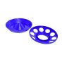 Base de mangeoire B3 en plastique pour volaille, 1 l, bleu