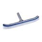 Brosse de pisicine murale de luxe avec dessus renforcé en aluminium, 18"