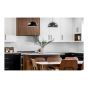 Decorative Wall Panel - White Terrazzo Pattern - Glossy - 47.25" x 96"