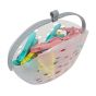 Panier de plastique avec 36 épingles à linge en plastique