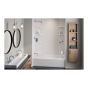 Smooth Bathtub Wall Kit - 60" x 36" x 80" - 5 Pieces