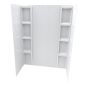 Bathtub Wall Kit - Chevron Pattern - 60" x 36" x 80" - 5 Pieces