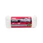 Nylon Diamond Braid Rope - White - 1/4" x 100'