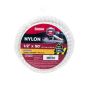 Nylon Twisted Rope - White - 1/2" x 50'