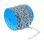Chaîne Tenso pour machine à maillon torsadé, fini zinc, 3/0 - 5/32" x 100'