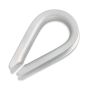 Cosse pour câble métallique, zinc, 3/8"