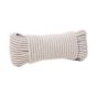 Cotton Polyester Diamond Braid Clothesline Rope - 3/16" x 50'