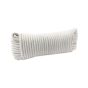 Cotton Polyester Diamond Braid Clothesline Rope - 3/8" x 100'