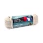 Cotton Polyester Diamond Braid Clothesline Rope - 7/32" x 100'