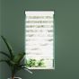 Cordless Zebra Roller Shade - White - 55" x 72"