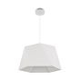 Luminaire suspendu à 1 lumière Beverly, blanc, 19,44"