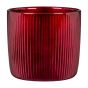 Ceramic Cover Pot - Bordeaux - 13 cm