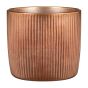 Ceramic Cover Pot - Copper - 13 cm