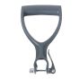 Ergonomic Mid-Grip - Polypro - Grey